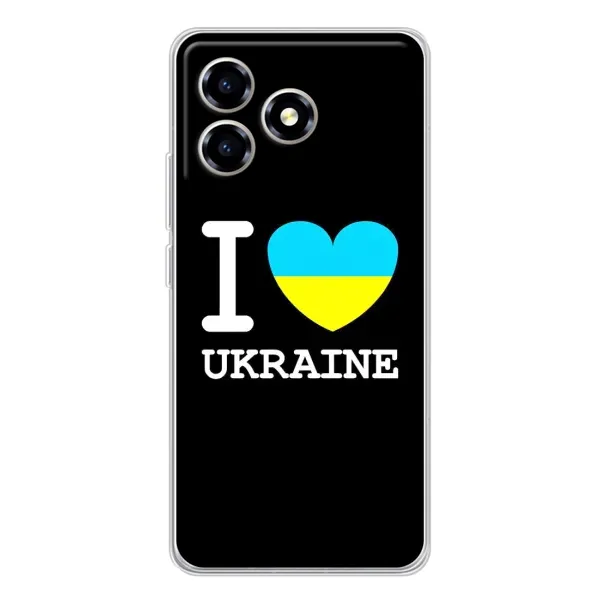 Чехол с рисунком «I Love Ukraine» для ZTE Blade A36 Чехол с рисунком «I Love Ukraine» для ZTE Blade A36