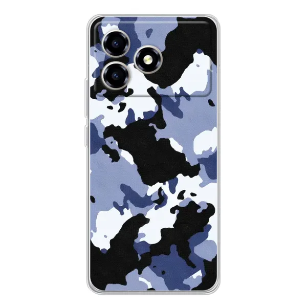 Чехол с рисунком «Камуфляжный Серый» для ZTE Blade A36 Чехол с рисунком «Камуфляжный Серый» для ZTE Blade A36