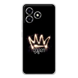 Чехол (Корона на чёрном фоне) для ZTE Blade A36 (Корона)