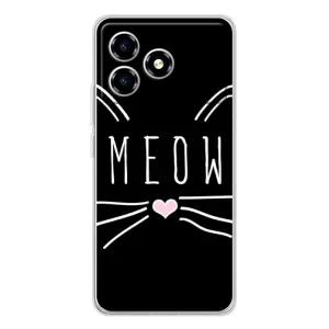 Бампер с изображением Котиков для ZTE Blade A36 (КОТИК MEOW)