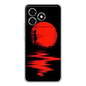 Літній Чохол на ZTE Blade A36 (Червоний Захід сонця)