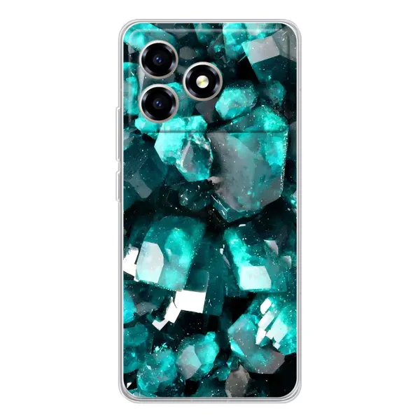 Чехол с рисунком «Кристалы» для ZTE Blade A36 Чехол с рисунком «Кристалы» для ZTE Blade A36