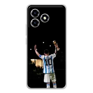 Чехлы Лео Месси Аргентина для ZTE Blade A36 (Лео Чемпион)