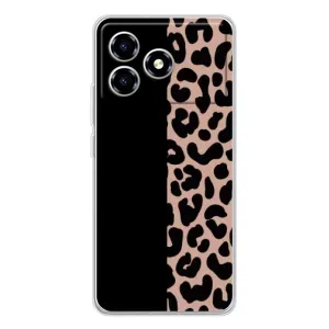 Чохол з леопардовим принтом на ZTE Blade A36 (Леопардовий фон)