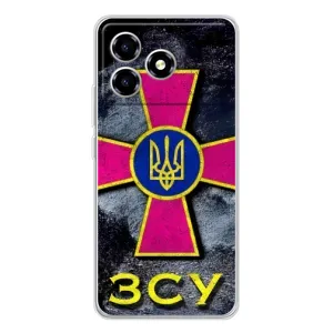 ЗСУ Чехлы (TPU) для ZTE Blade A36 (Лого ЗСУ)