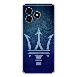 Чехлы с тематикой "Крутые машины" на ZTE Blade A36 (Лого Maserati)