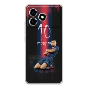 Чехол (TPU) с Футболистом на ZTE Blade A36 (MBAPPE 10)