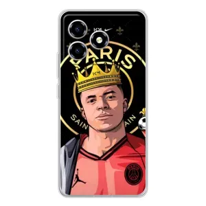Чехол (TPU) с Футболистом на ZTE Blade A36 (Mbappe King)