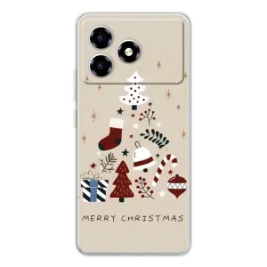 Чохол Санта Клаус для ZTE Blade A36 (Merry Christmas)