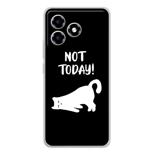 Чехол с рисунком «Not Today» для ZTE Blade A36 Чехол с рисунком «Not Today» для ZTE Blade A36