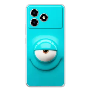 Силиконовые Чехлы (смешные стикеры) для ZTE Blade A36 (Одноглазик)