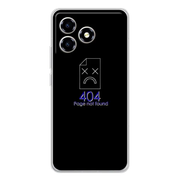 Чехол с рисунком «Ошибка 404» для ZTE Blade A36 Чехол с рисунком «Ошибка 404» для ZTE Blade A36