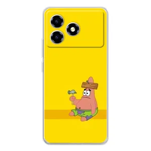 Чехлы с Патриком на ZTE Blade A36 (Ошибочка)
