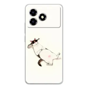 Чехол на тематику: Коты для ZTE Blade A36 (Отдых)