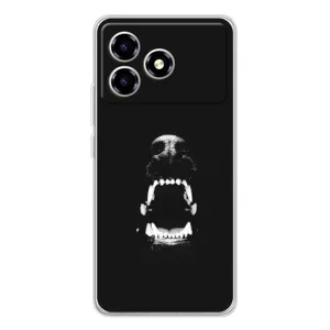 Чехол ДОБЕРМАН для ZTE Blade A36 (Пасть добермана)