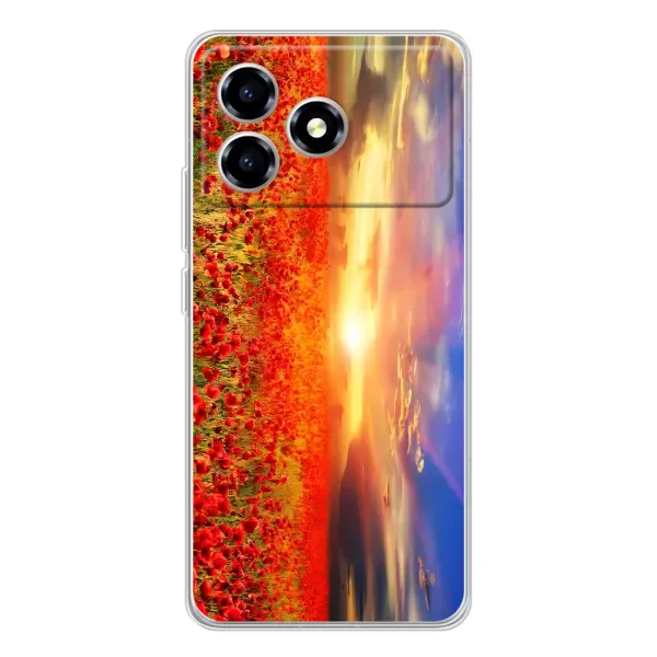 Чехол с рисунком «Поле тюльпанов» для ZTE Blade A36 Чехол с рисунком «Поле тюльпанов» для ZTE Blade A36