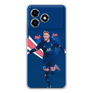 Силиконовый Чехол ZTE Blade A36 (Празднование Неймара)