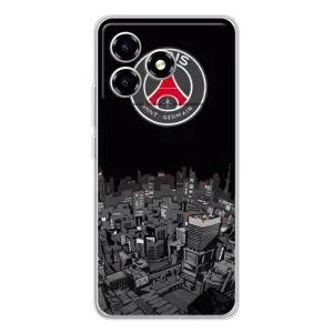 Силиконовые Чехлы принт Футбол на ZTE Blade A36 (PSG)