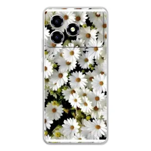 Чохол з ромашками на ZTE Blade A36 (Рамка в ромашках)