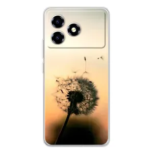 Силіконовий Чохол з кульбабками на ZTE Blade A36 (Роздмухана кульбабка)