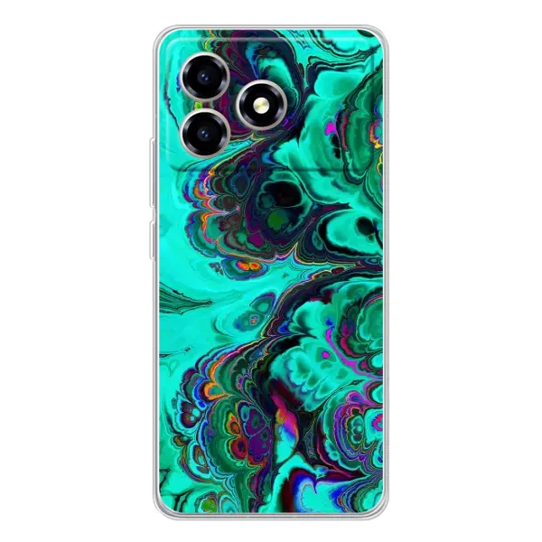 Чехол с рисунком «Салатный мрамор» для ZTE Blade A36 Чехол с рисунком «Салатный мрамор» для ZTE Blade A36