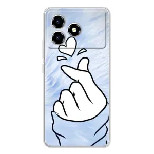 Чехлы (Знак сердечка) на ZTE Blade A36 (Сердечка знак)
