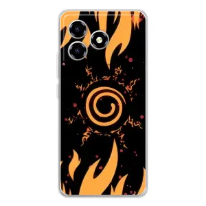 Купить Чехлы на телефон с принтом Anime для ZTE Blade A36 (Солнце Наруто)