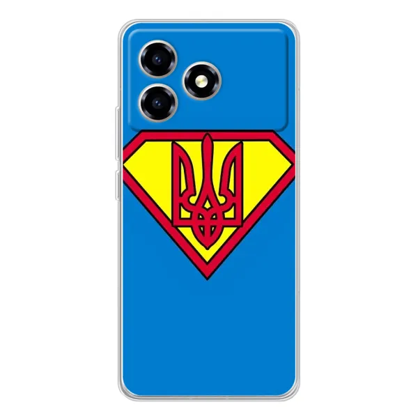 Чехол с рисунком «Super - Герб» для ZTE Blade A36 Чехол с рисунком «Super - Герб» для ZTE Blade A36