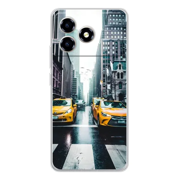 Чехол с рисунком «Такси» для ZTE Blade A36 Чехол с рисунком «Такси» для ZTE Blade A36