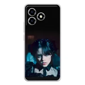 Чехлы с принтом Уэнсдей на ZTE Blade A36 (Танец Уэнсдей)