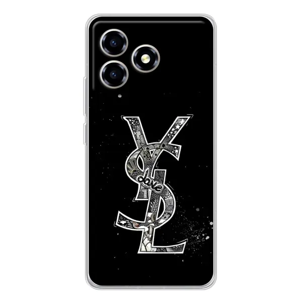 Чехол с рисунком «YSL» для ZTE Blade A36