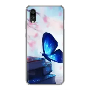 Силіконовий бампер з картинкою звірів для ZTE Blade A5 (2020) (Метелик синій)