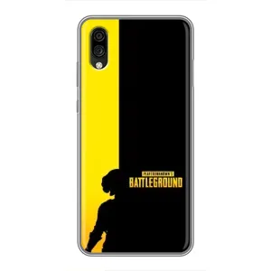 Чехол (TPU) с картинкой "Лого Пабг" на ЗТЕ Блейд А5 (2020) (Battlegrounds)