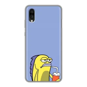 Бампер с принтом Мемы для ZTE Blade A5 (2020) (Безразличие)