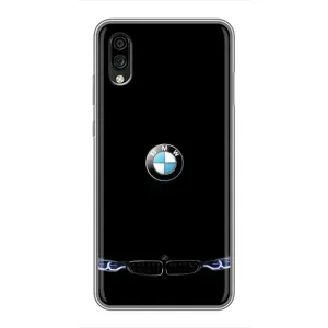 Силіконовий бампер з картинкою машини на ZTE Blade A5 (2020) (Чорний BMW)