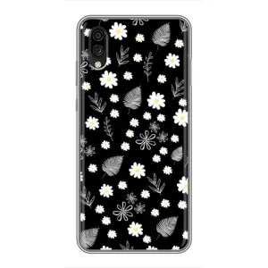Чохли з тематикою "КВІТИ" на ZTE Blade A5 (2020) (цвітіння на чорному)
