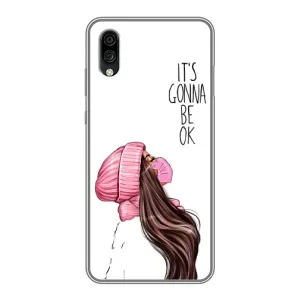 Чехол Стильные девушки на ZTE Blade A5 (2020) (Девушка в маске)