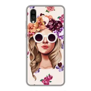 Чехол с картинкой Модные Девчонки ZTE Blade A5 (2020) (Девушка в очках)