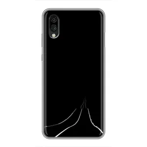 Чехол с картинками на черном фоне для ZTE Blade A5 (2020) (Дорога)