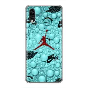 Силиконовый Чехол Nike Air Jordan на ЗТЕ Блейд А5 (2020) (Джордан Найк)