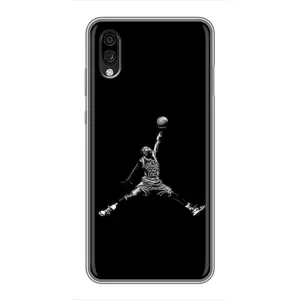 Силиконовый Чехол Nike Air Jordan на ЗТЕ Блейд А5 (2020) (Джордан)