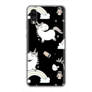 Чохол Unicorn на ZTE Blade A5 (2020) (Єдинорог з кавою)