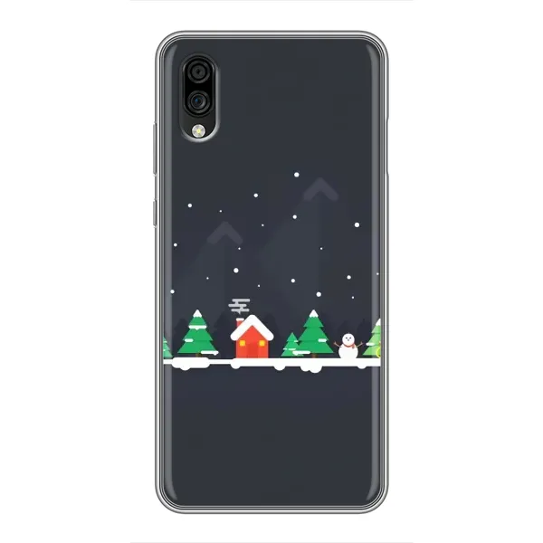 Чехол с рисунком «Город зимний» для ZTE Blade A5 (2020) Чехол с рисунком «Город зимний» для ZTE Blade A5 (2020)