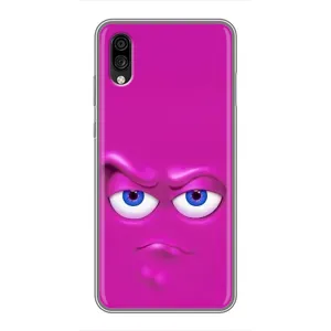 Силиконовые Чехлы (смешные стикеры) для ZTE Blade A5 (2020) (Хитрая мордочка)