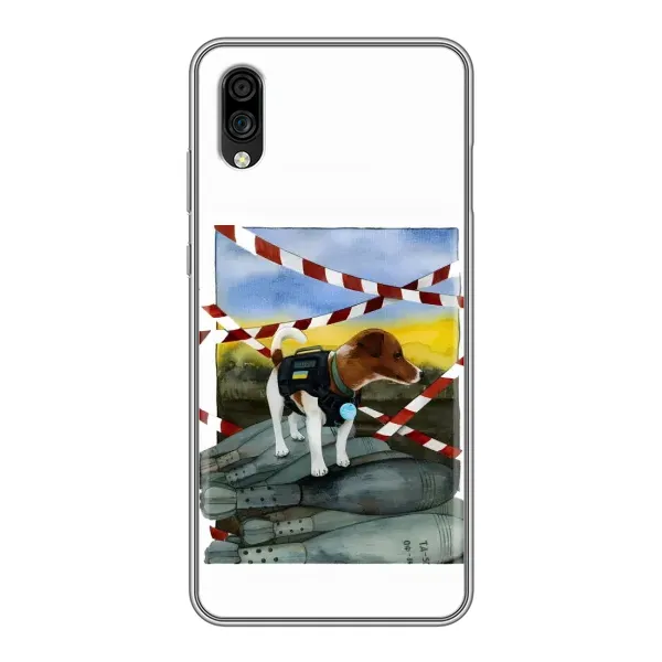 Чехол с рисунком «Храбрый Патрон» для ZTE Blade A5 (2020)