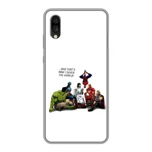 Чехлы для ZTE Blade A5 (2020) (Для Христиан) (Иисус супергерой)