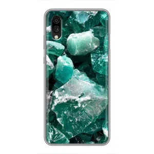 Чохол (Дорого-богато) на ZTE Blade A5 (2020) (Смарагд)