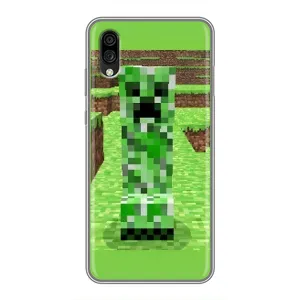 Чехлы для ZTE Blade A5 (2020) (Персонажи Майн Крафт) (Крипер 2)