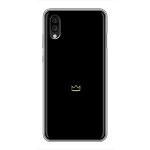 Чехол (Корона на чёрном фоне) для ЗТЕ Блейд А5 (2020) (Мини корона)