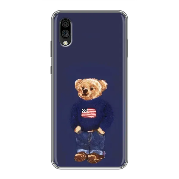 Чехол с рисунком «Мишка USA» для ZTE Blade A5 (2020)
